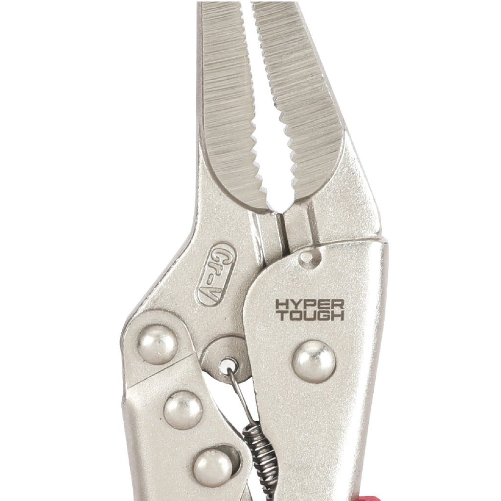 Hyper Tough 9-inch Long-Nose Locking Pliers with Triggerless Release