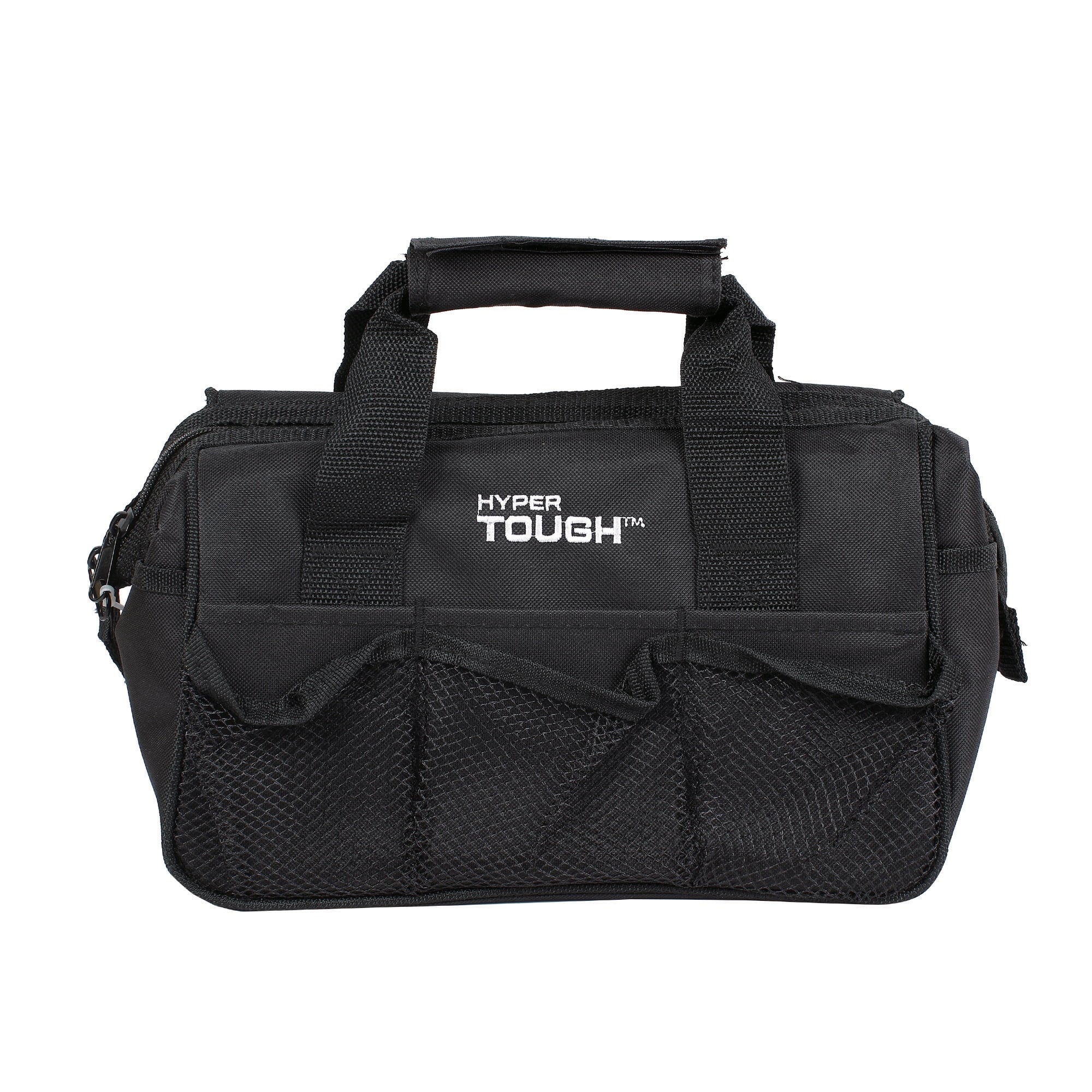 Hyper Tough 89-Piece Black Household Tool Set with 12-Pocket Tool Bag