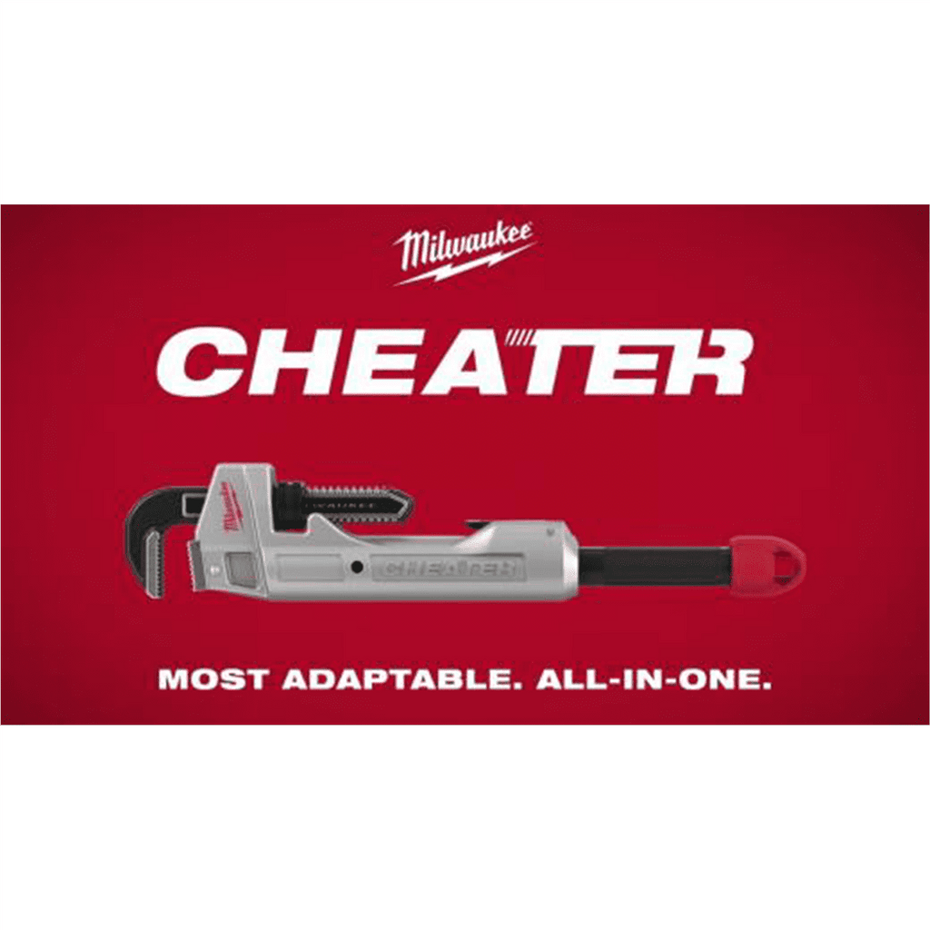 Milwaukee Tool CHEATER Aluminum Adaptable Pipe Wrench