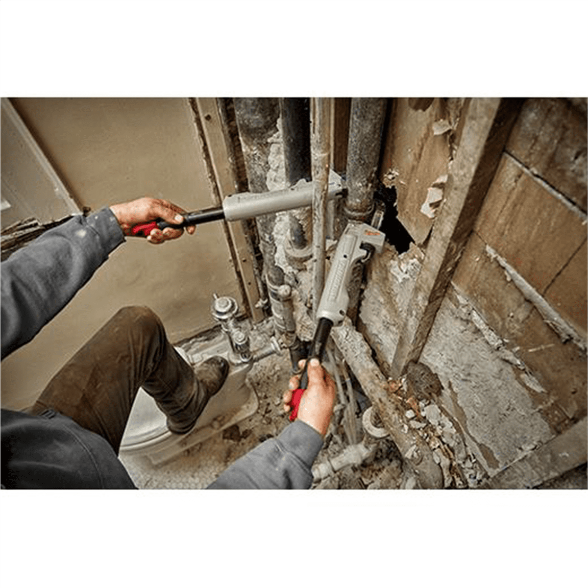 Milwaukee Tool CHEATER Aluminum Adaptable Pipe Wrench