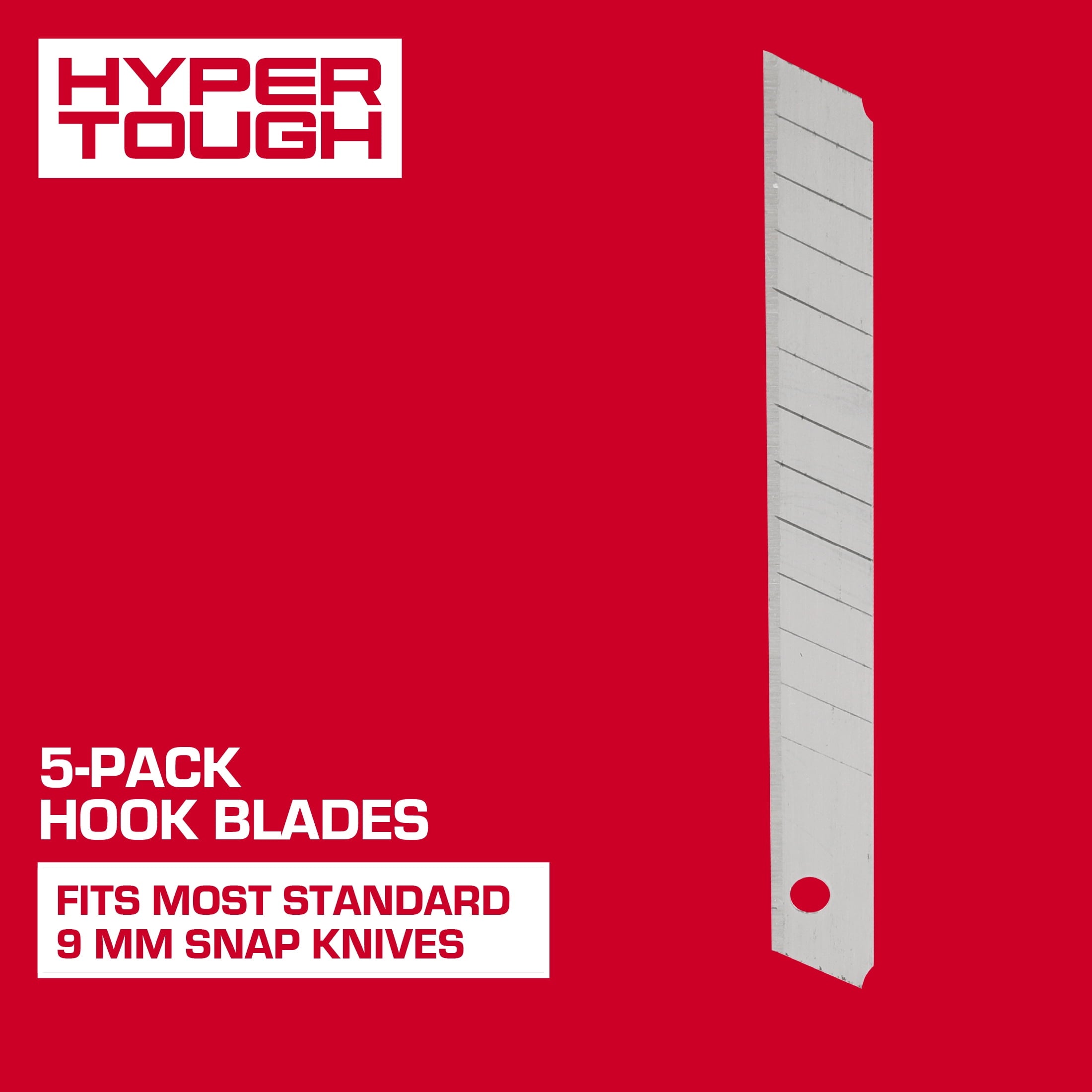 Hyper Tough 9 mm Snap-Off Blades, 5 Pack