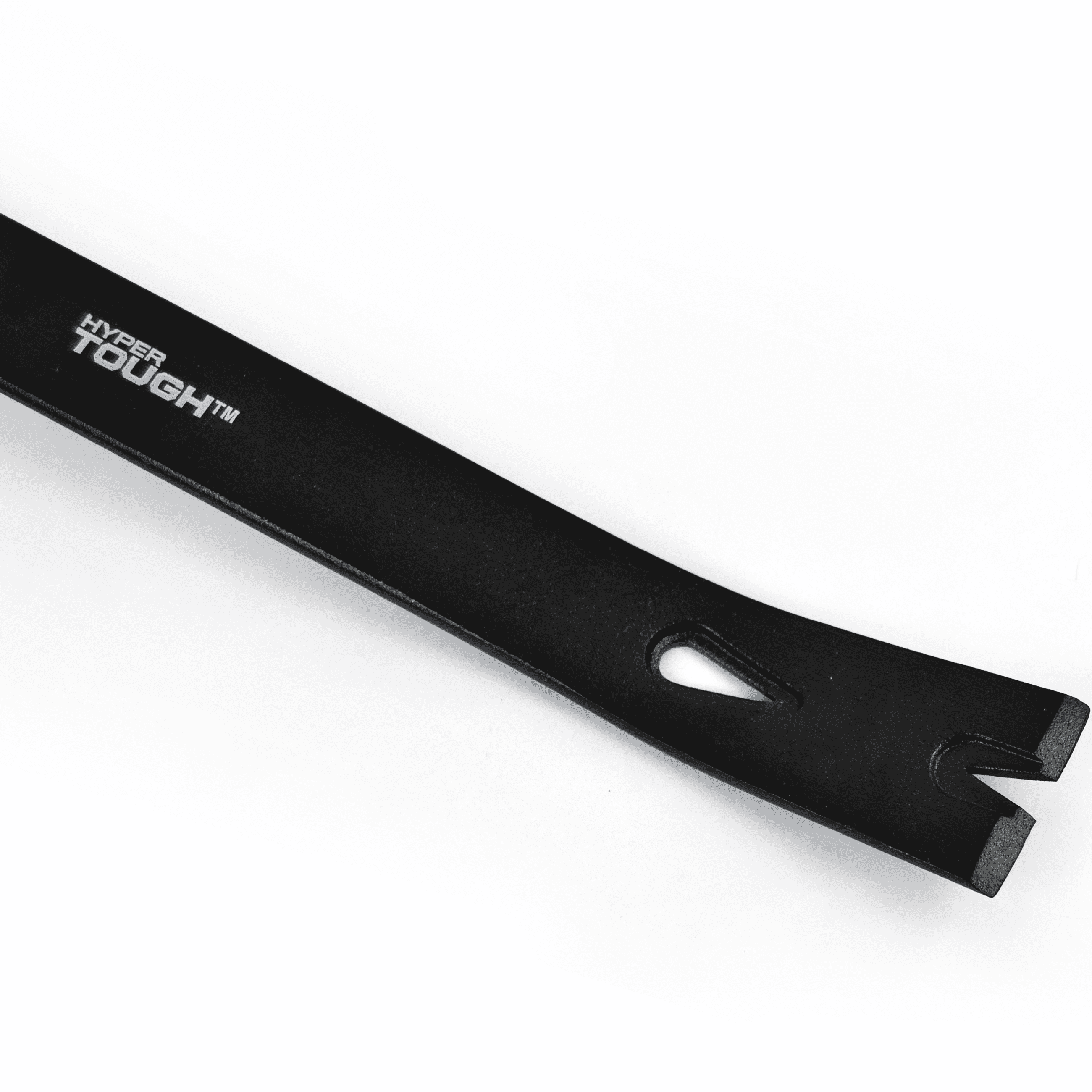 Hyper Tough 15-Inch Utility Pry Bar, Nail Puller & Crowbar, Drop Forged Heat-Treated Carbon Steel