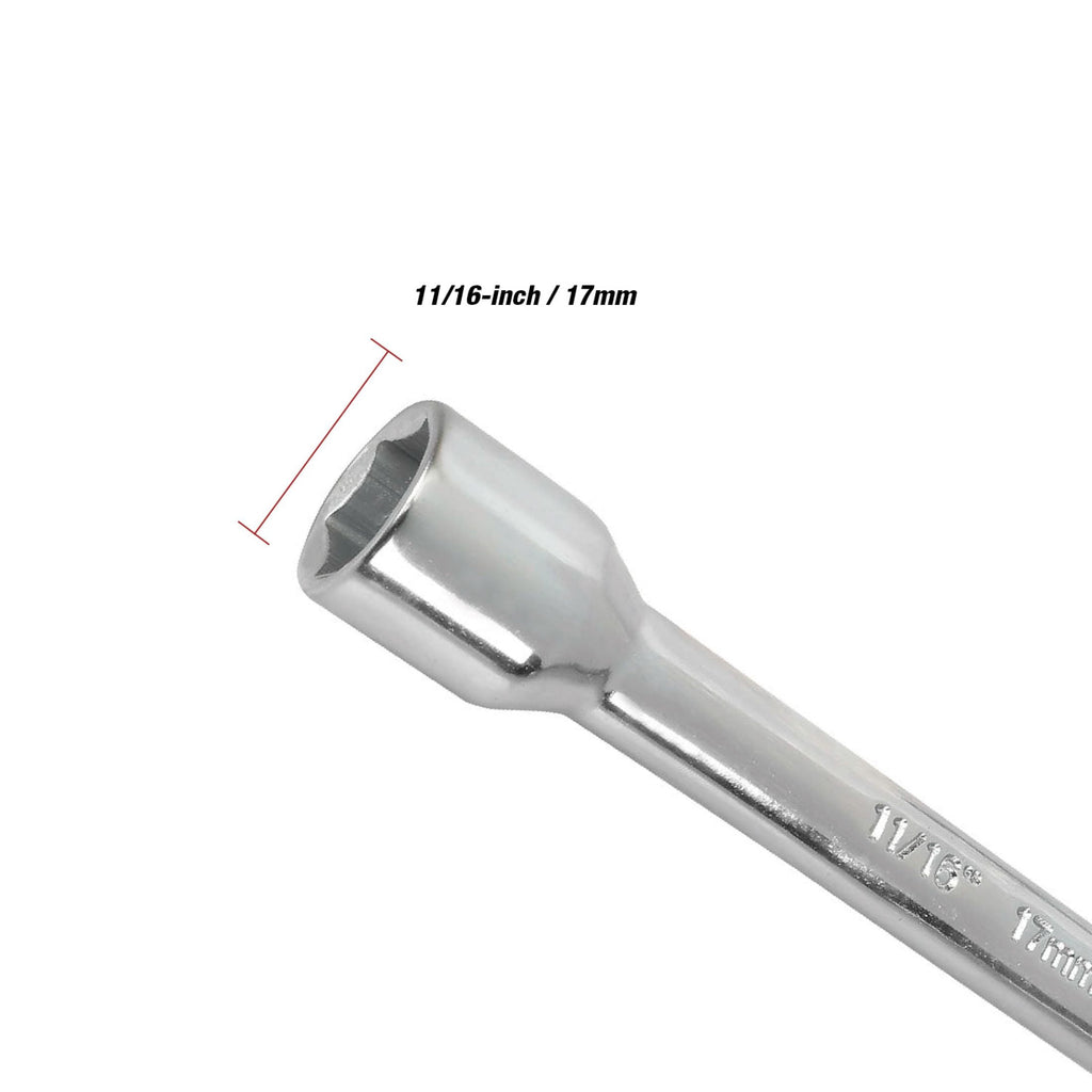 Hyper Tough 14-inch Lug Wrench with Anti-Corrosion Plating for Easy Tire Replacement