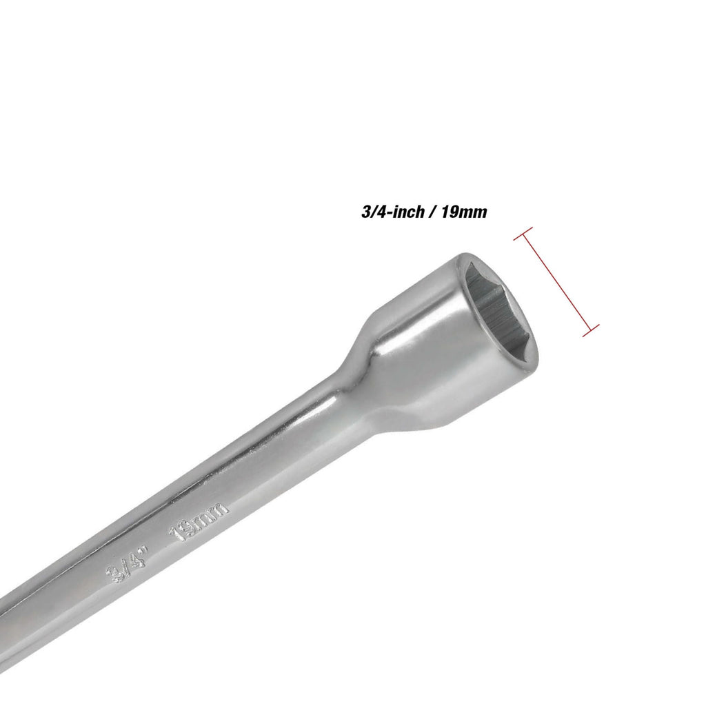 Hyper Tough 14-inch Lug Wrench with Anti-Corrosion Plating for Easy Tire Replacement