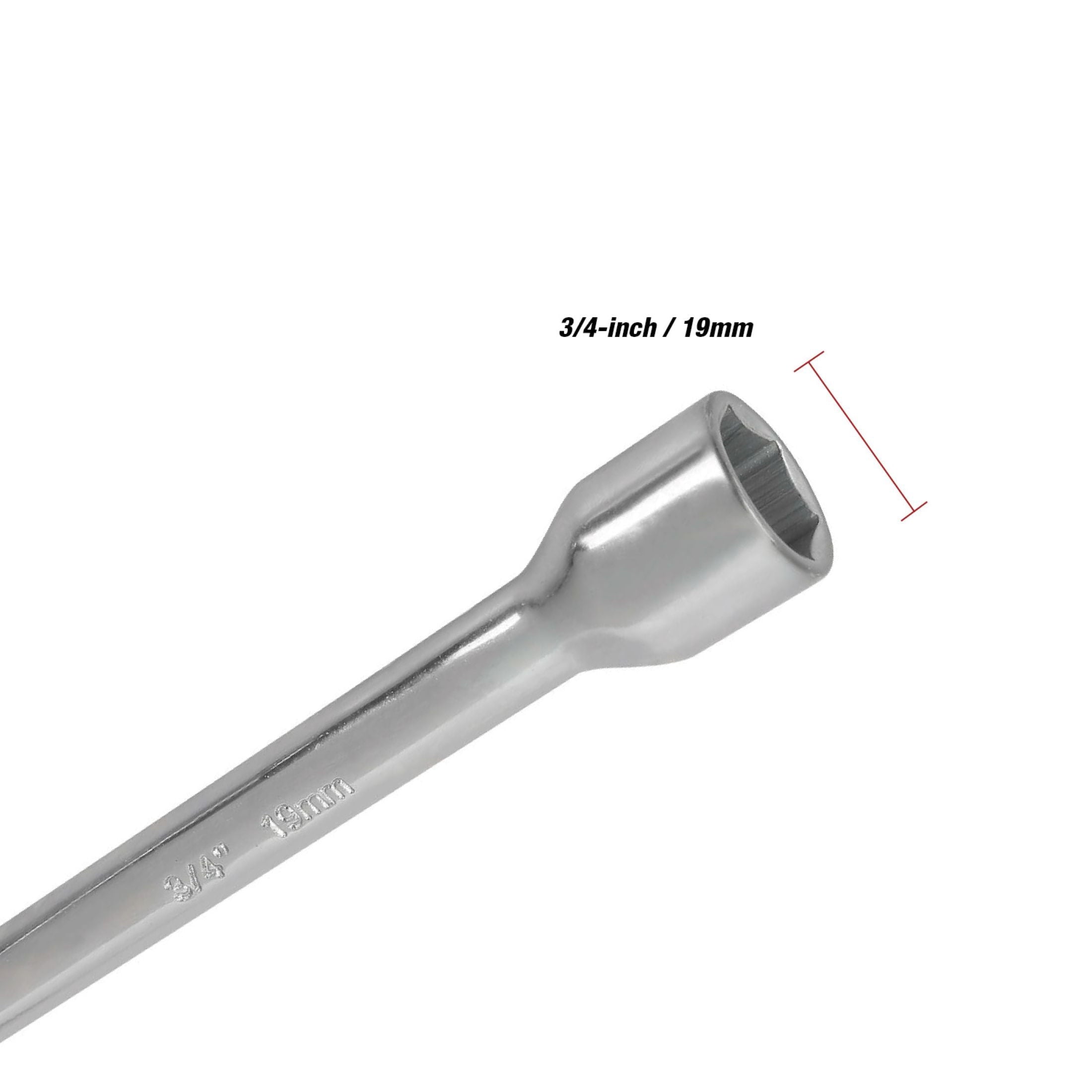 Hyper Tough 14-inch Lug Wrench with Anti-Corrosion Plating for Easy Tire Replacement