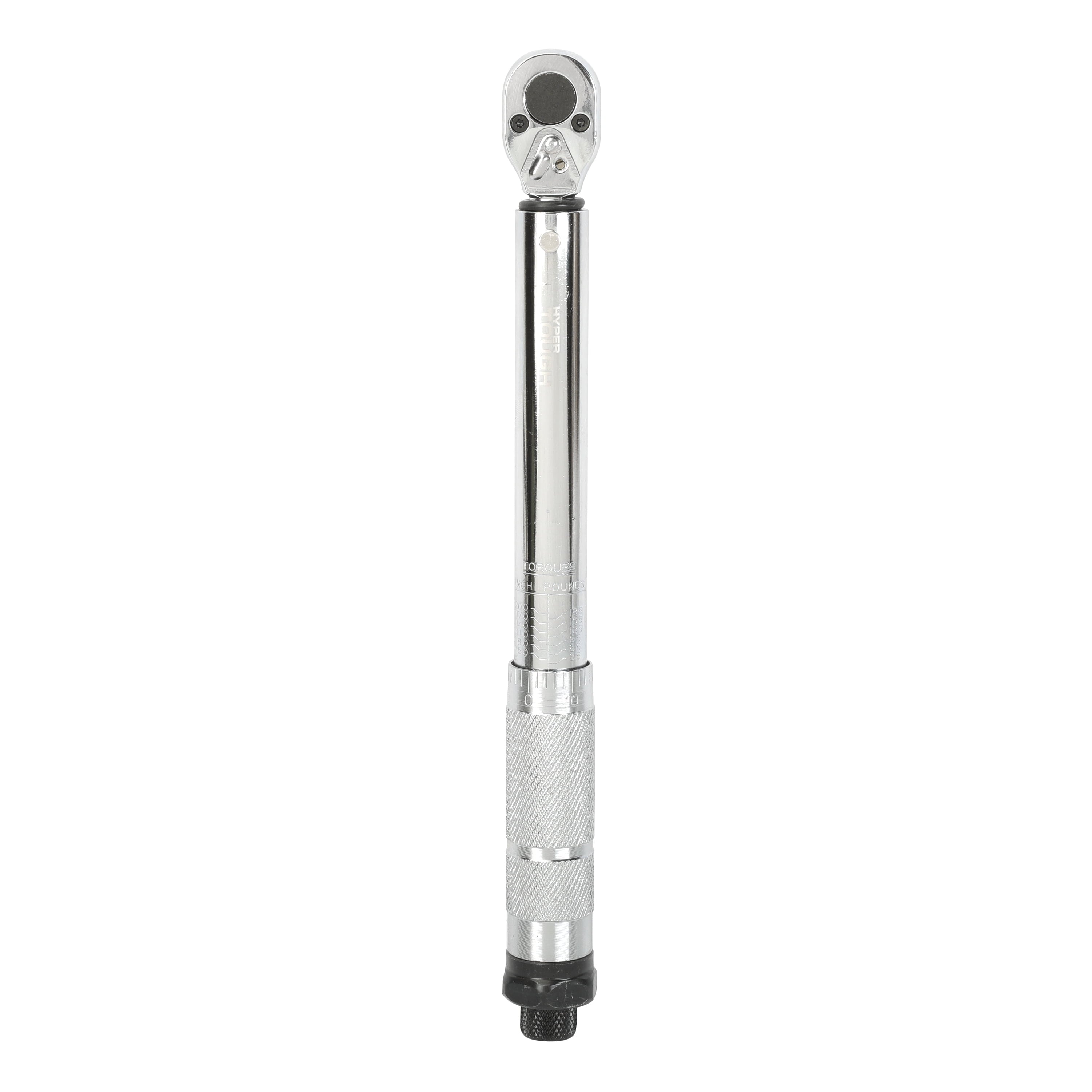 Hyper Tough 1/4-inch Drive Torque Wrench with Storage Case, 35-200 in-lbs