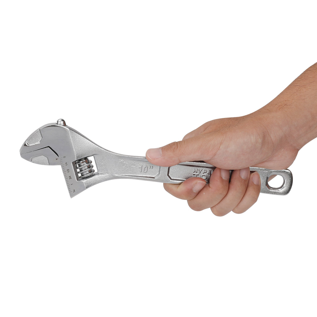 Hyper Tough 10-inch Adjustable Wrench, 1-1/2-inch Jaw Capacity