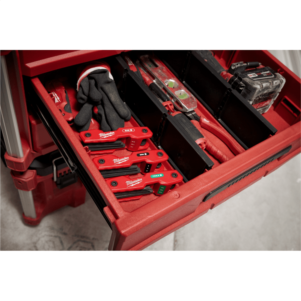 Milwaukee Tool 8-Key Folding Hex Key Set - Metric