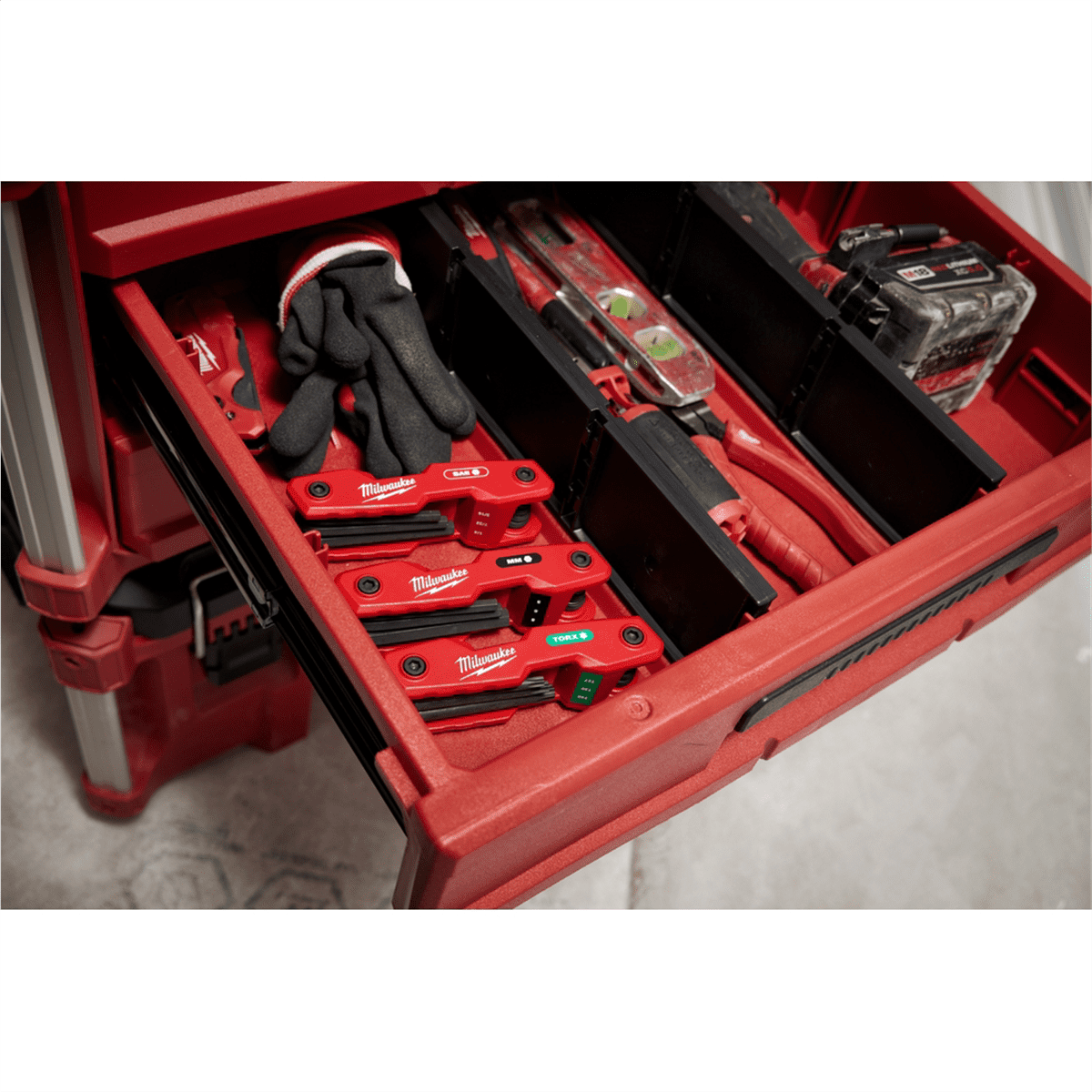 Milwaukee Tool 8-Key Folding Hex Key Set - Metric