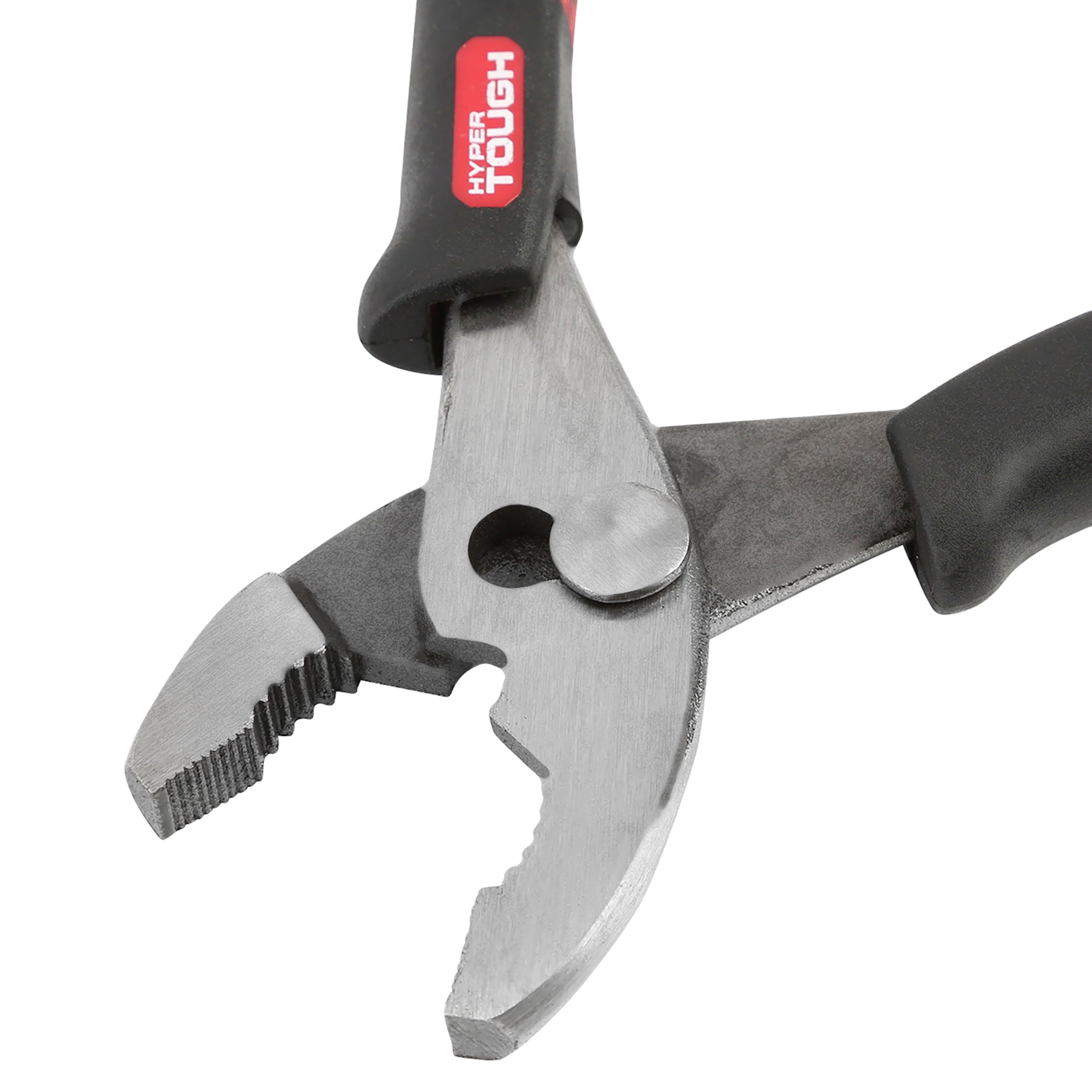 Hyper Tough 3-Piece Pliers Set with Ergonomic Soft Grip Handles, Diagonal Cutting Pliers, Slip Joint Pliers and Long Nose Plier set