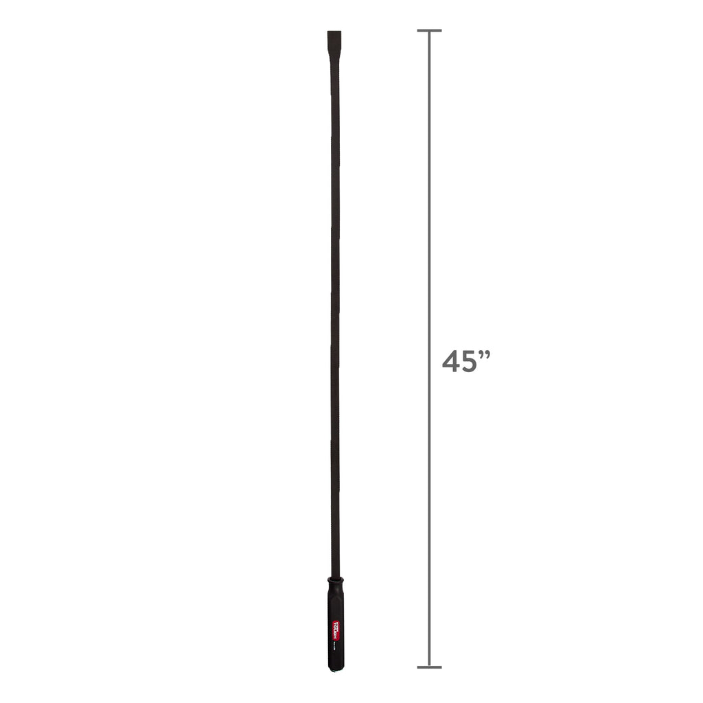 Hyper Tough 45-Inch Steel Pry Bar with Metal Striking Cap