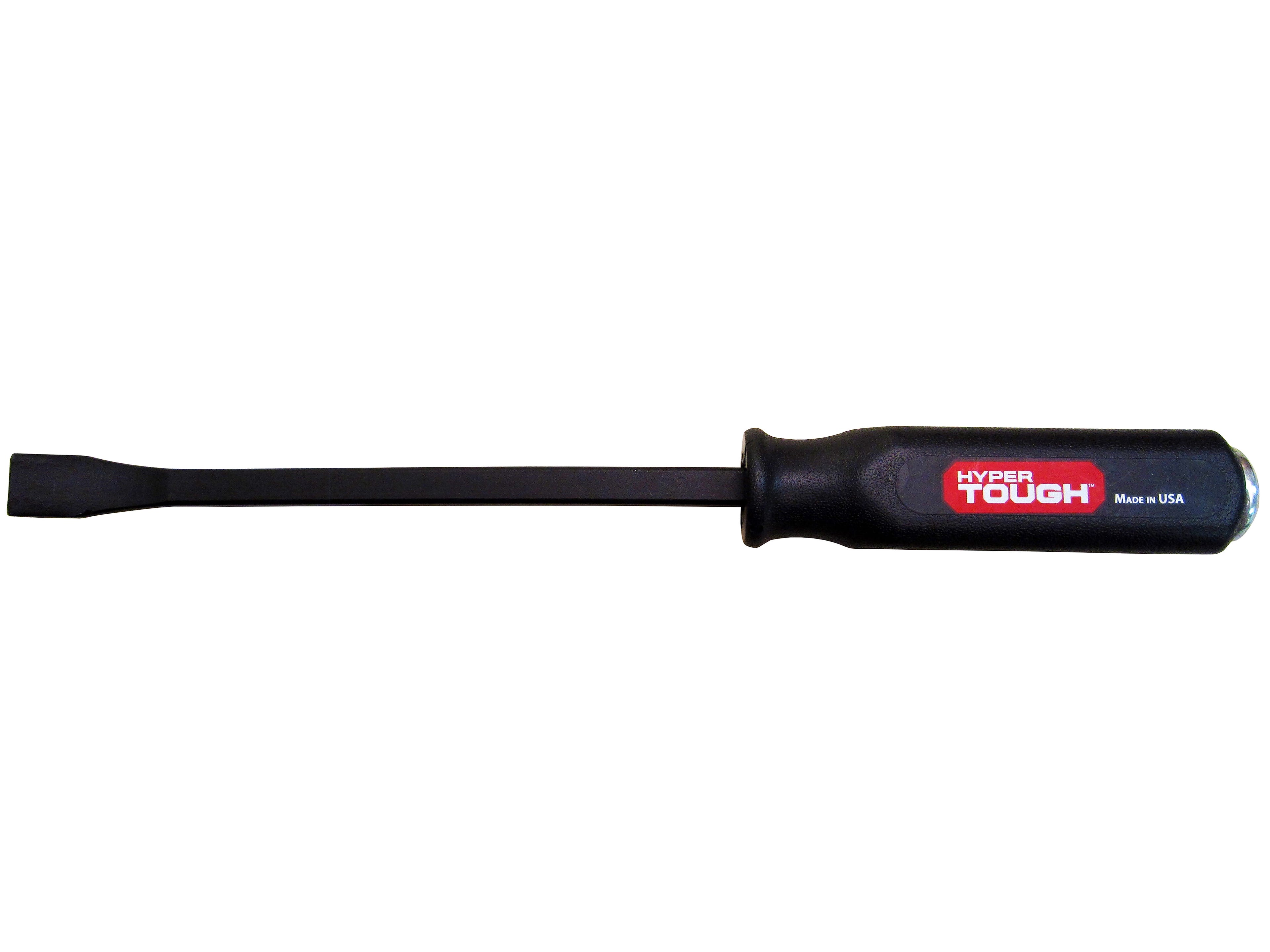 Hyper Tough Handled Steel Pry Bar Set with Metal Striking Caps, 3 Pieces